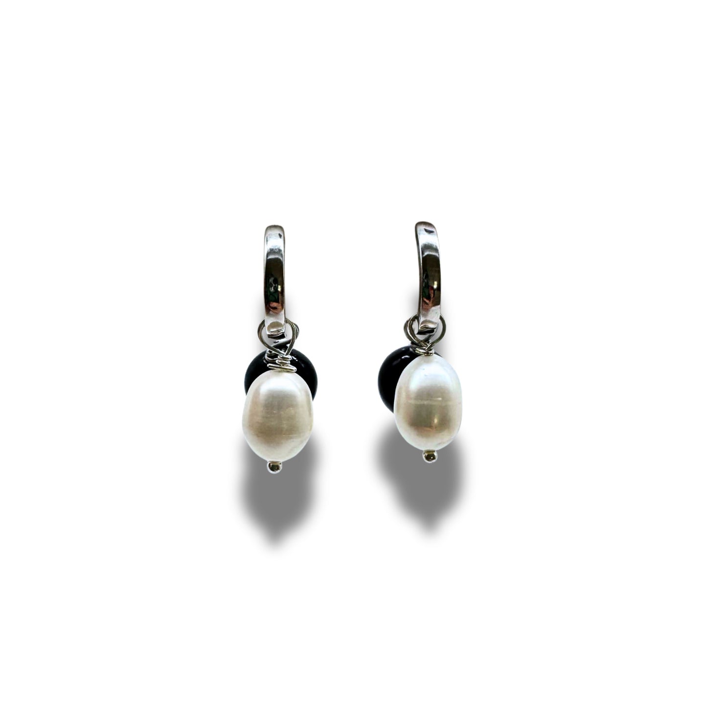 Silver Huggies – Moon