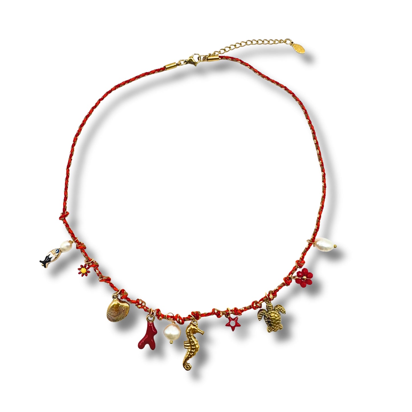 Sea Breeze Necklace – Red