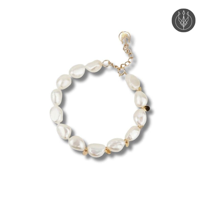 Zahra Pearl Bracelet | Gold – From the Lullu Atelier