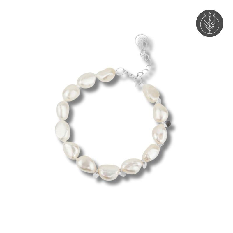 Zahra Pearl Bracelet | Silver – From the Lullu Atelier