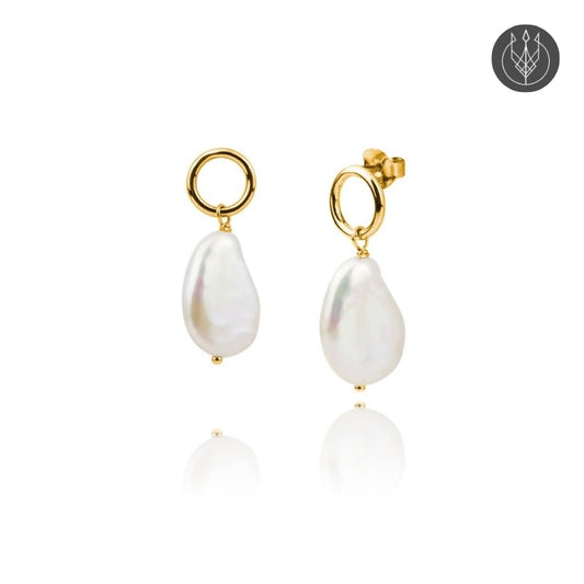 Bali Pearl Earrings | Gold – From the Lullu Atelier