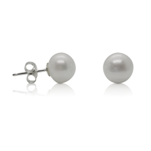 Pearl Studs Earrings 9mm