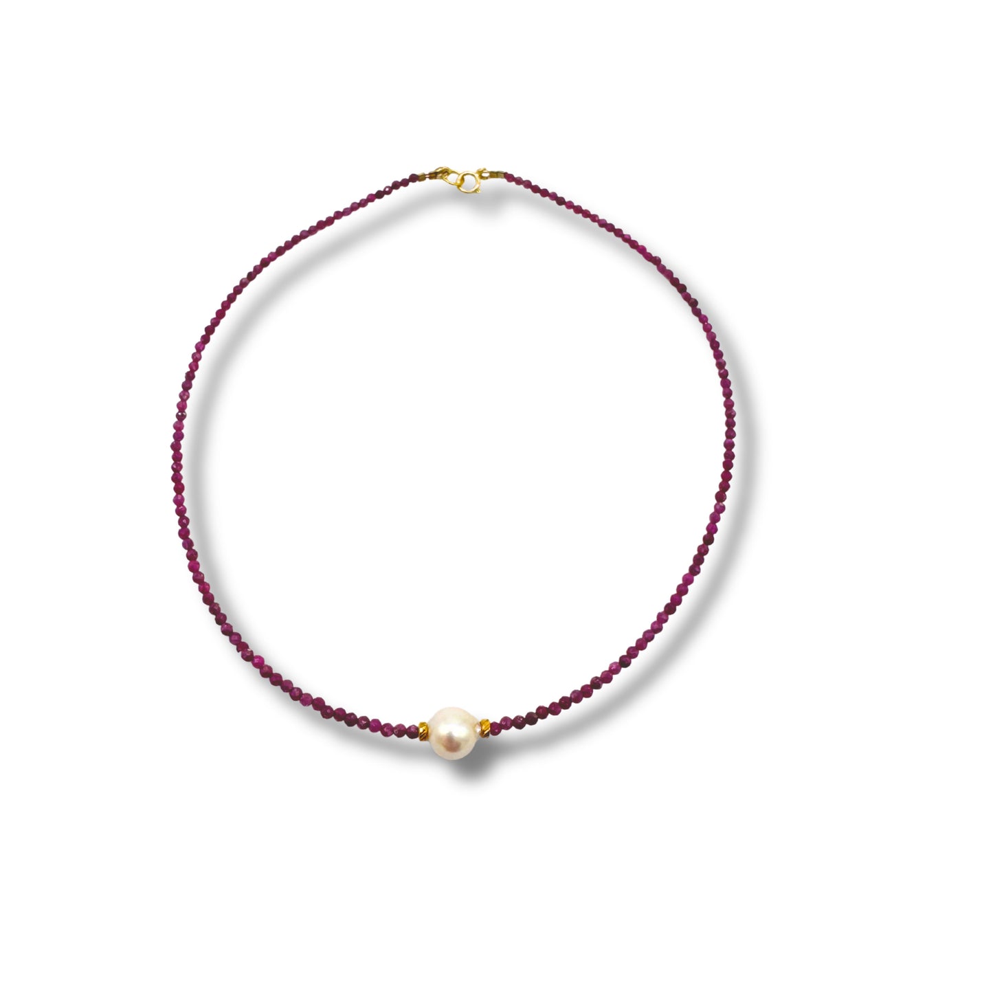 Ruby Pearl Choker