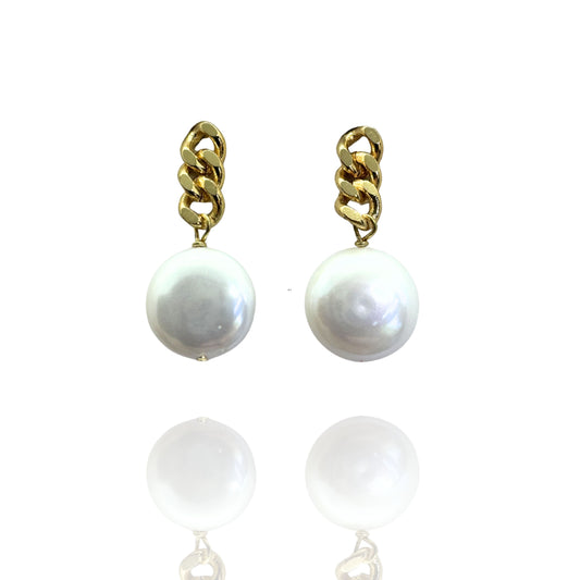 Chunky Pearl drop Earrings