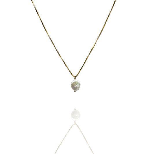 Coin Pearl Chain – Gold