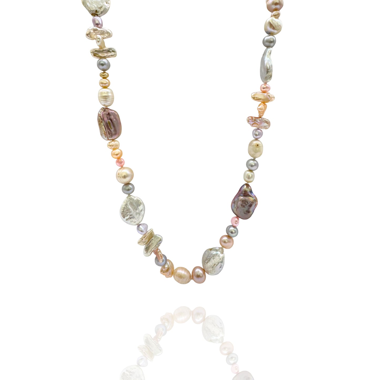 Mixers Pearl Necklace - Pink