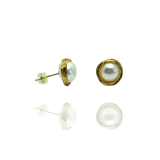 Gold Wire Studs